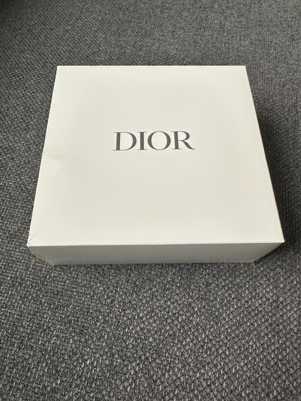 Dior White Box with Gray Logo